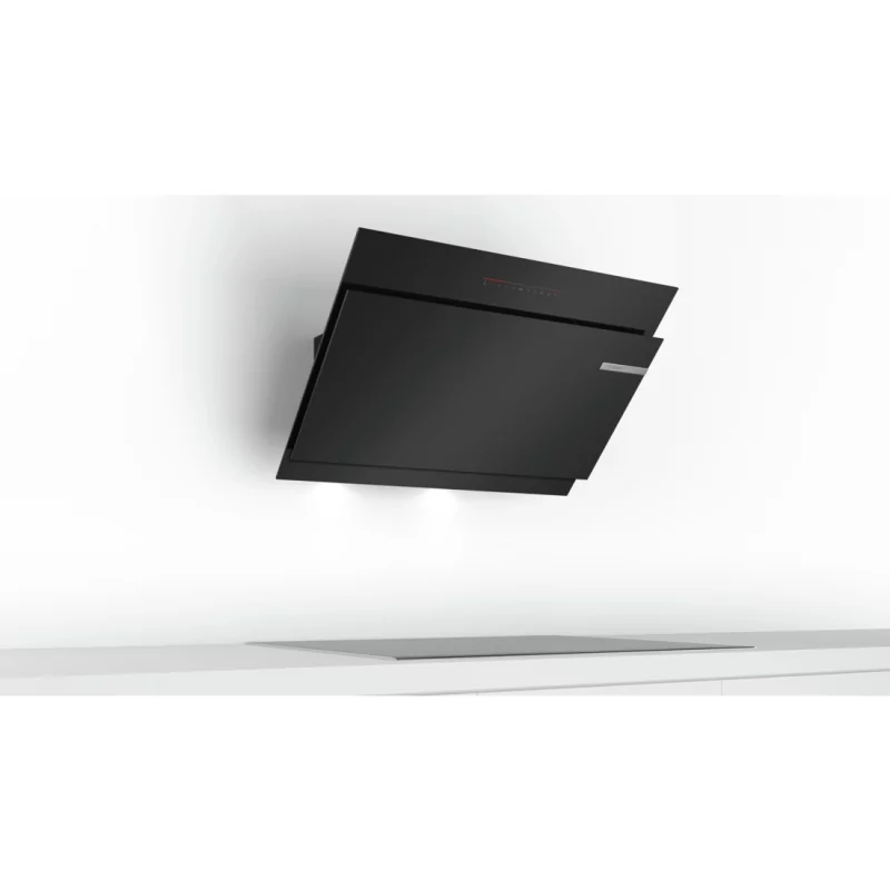 Kontrolsat - Chaminé de Parede Bosch - Série 6 - 90cm - Preta - Clear Glass - DWK98JQ60