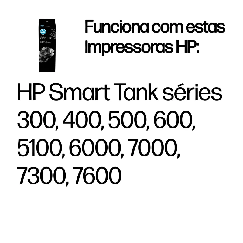 Kontrolsat - Tinteiro HP - Preto - 600 Páginas - 1VV24AE