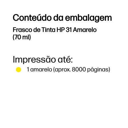 Kontrolsat - Tinteiro HP - Amarelo - 8000 Páginas - 1VU28AE Kontrolsat - Tinteiro HP - Amarelo - 8000 Páginas - 1VU28AE