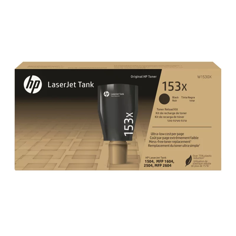 Kontrolsat - HP Refill Kit - 153X - Black - 5000 Pages - W1530X