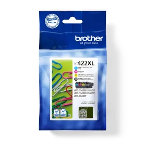 Kontrolsat - Pack 4 Tinteiros Brother - Tricolor + Preto - 3000 Páginas - LC422XLVAL