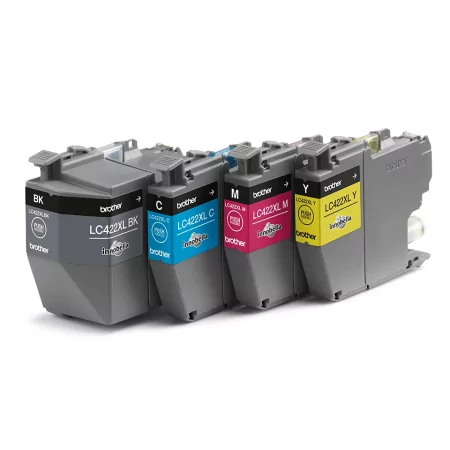 Kontrolsat - Pack 4 Brother Ink Cartridges - Tricolor + Black - 3000 Pages - LC422XLVAL