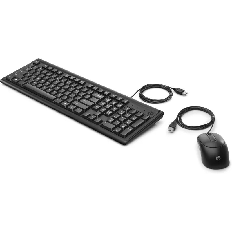 Kontrolsat - HP Keyboard and Mouse Set - Wired - 6HD76AA