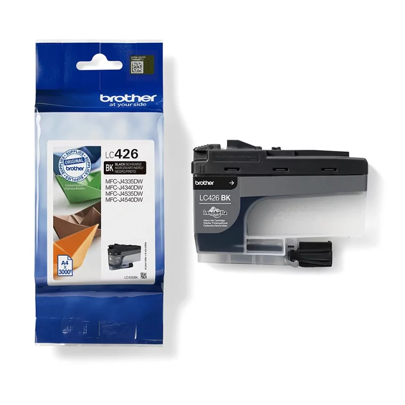 Kontrolsat - Tinteiro Brother - Preto - 3000 Páginas - LC426BK