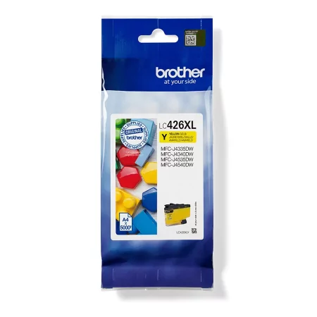 Kontrolsat - Tinteiro Brother - Amarelo - 5000 Páginas - LC426XLY Kontrolsat - Tinteiro Brother - Amarelo - 5000 Páginas - LC426XLY