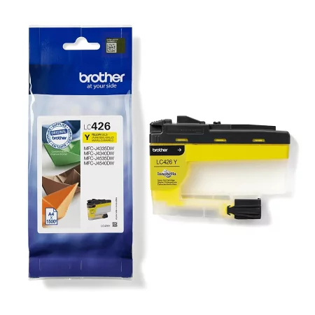 Kontrolsat - Tinteiro Brother - Amarelo - 1500 Páginas - LC426Y