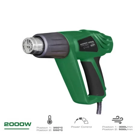 Pistola de Ar Quente Koma Tools - 2000W