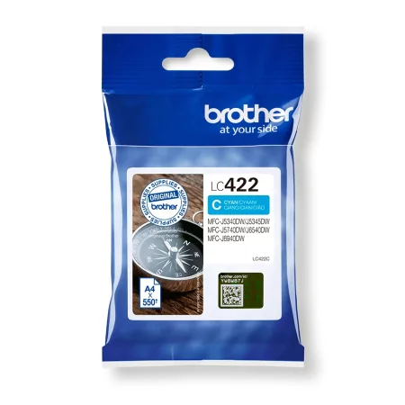 Kontrolsat - Brother Ink Cartridge - Blue - 550 Pages - LC422C