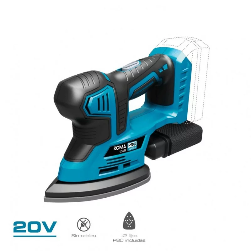 Lixadora Koma Tools Pro Series - 20 V - 12000 RPM