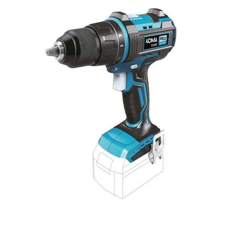 Taladro Percutor e Aparafusador Koma Tools Pro Series - 20 V - Sin Escovas