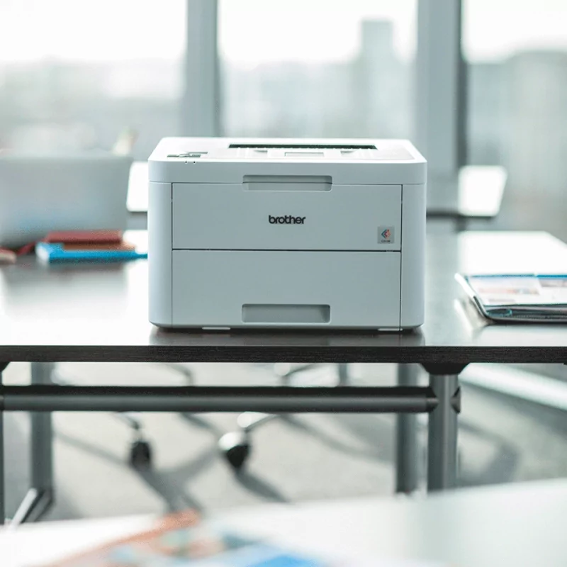 Kontrolsat - Brother Printer - Color - Wi-Fi - F/V - White - HL-L3230CDW
