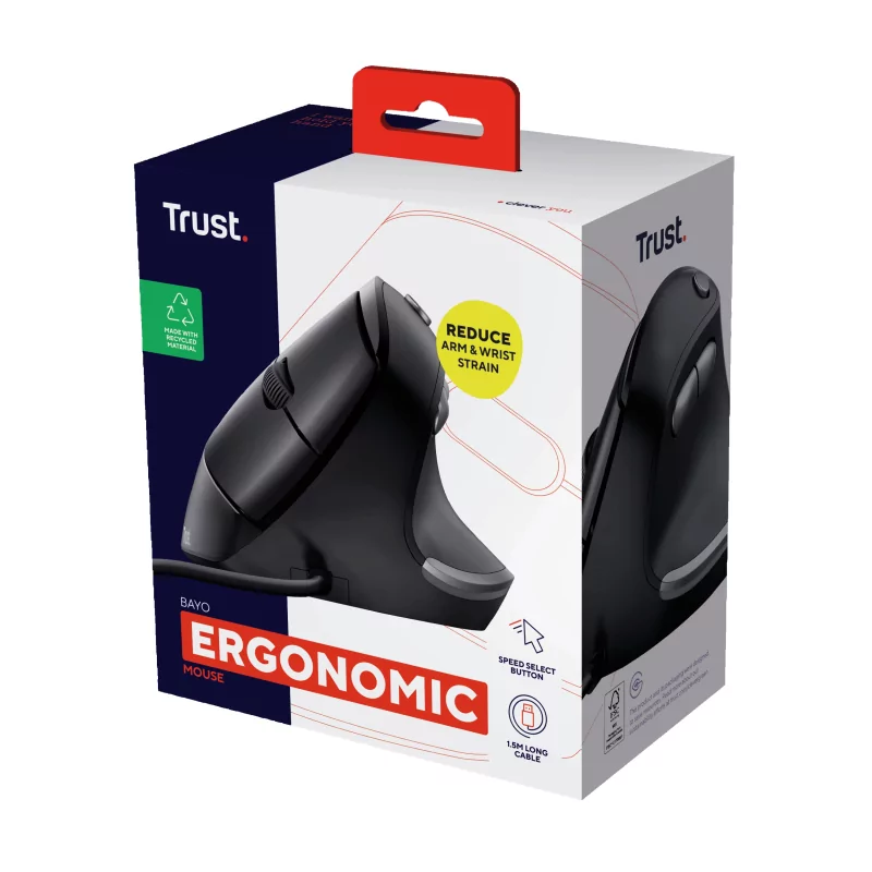 Kontrolsat - Rato Vertical Trust Bayo c/ Fio - Preto - 24635