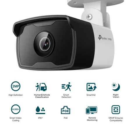 Kontrolsat - TP-Link Bullet Camera - 2.8mm - 2MP - IR 30m - IP67 - VIGI C320I Kontrolsat - TP-Link Bullet Camera - 2.8mm - 2MP - IR 30m - IP67 - VIGI C320I
