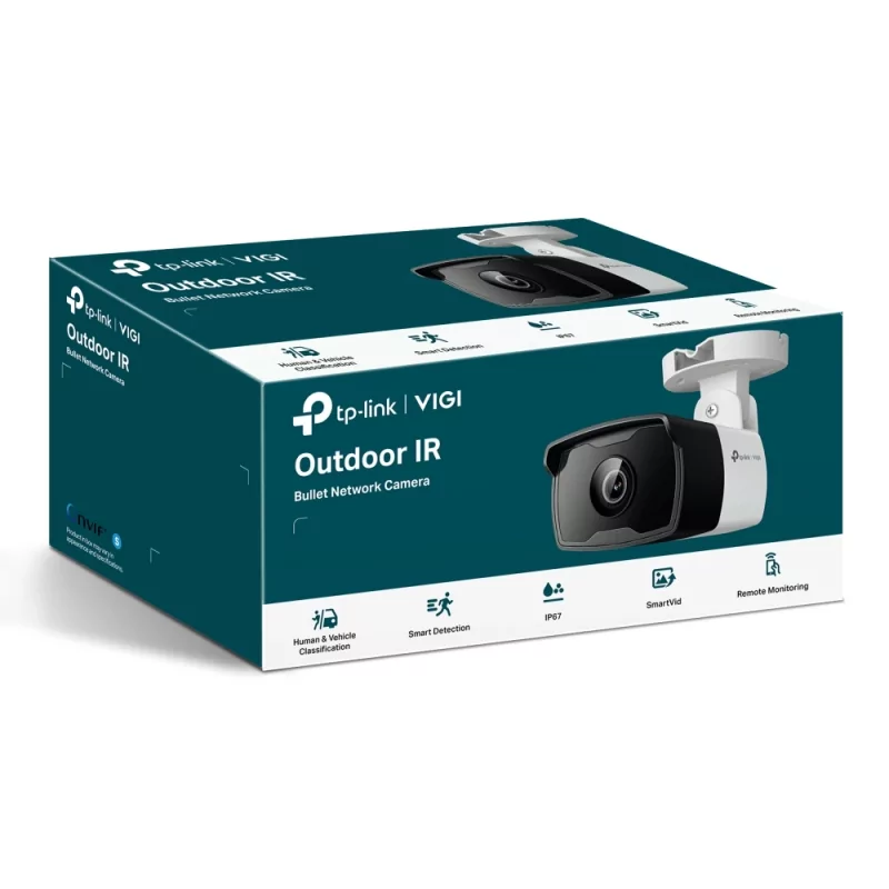 Kontrolsat - Bullet Camera TP-Link - 6mm - 4MP - IR 30m - IP67 - VIGI C340I