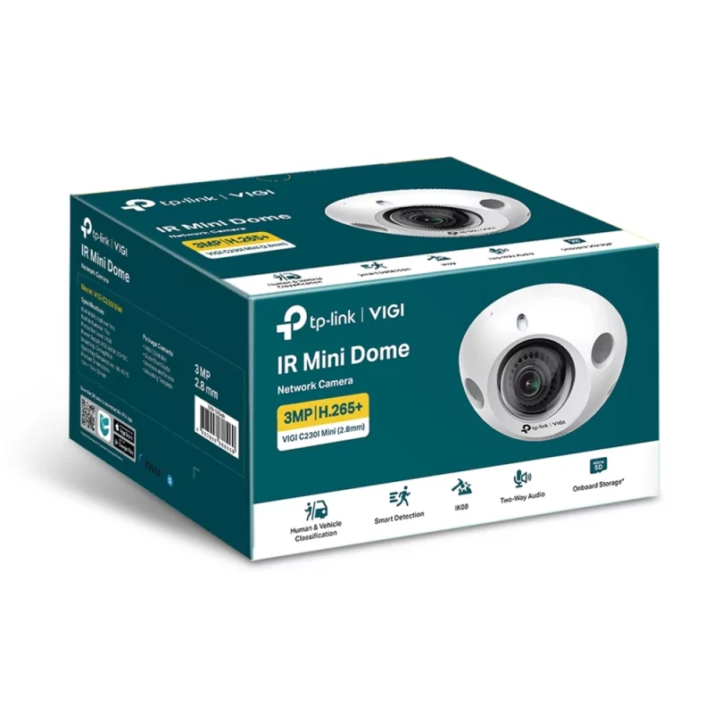 Kontrolsat - TP-Link Dome Camera - 2.8mm - 3MP - IR 30m - VIGI C230I Mini
