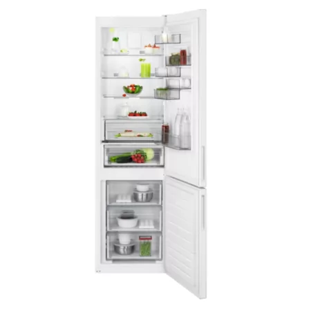 Kontrolsat - AEG RCB736D7MW Fridge Freezer (366L - Class D - White) Kontrolsat - AEG RCB736D7MW Fridge Freezer (366L - Class D - White)