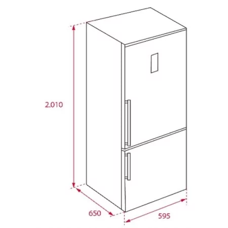 Kontrolsat - TEKA Combined Fridge RBF 78630 SS (No Frost - 201 cm - 360 L - Stainless Steel) Kontrolsat - TEKA Combined Fridge RBF 78630 SS (No Frost - 201 cm - 360 L - Stainless Steel)