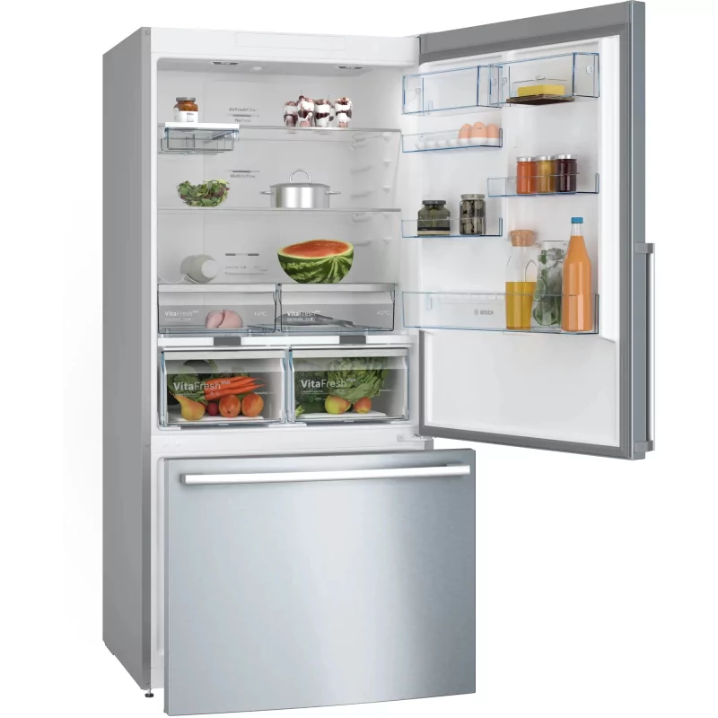 Kontrolsat - Combinado Bosch KGB86XIEP (631L - Classe E - Inox)