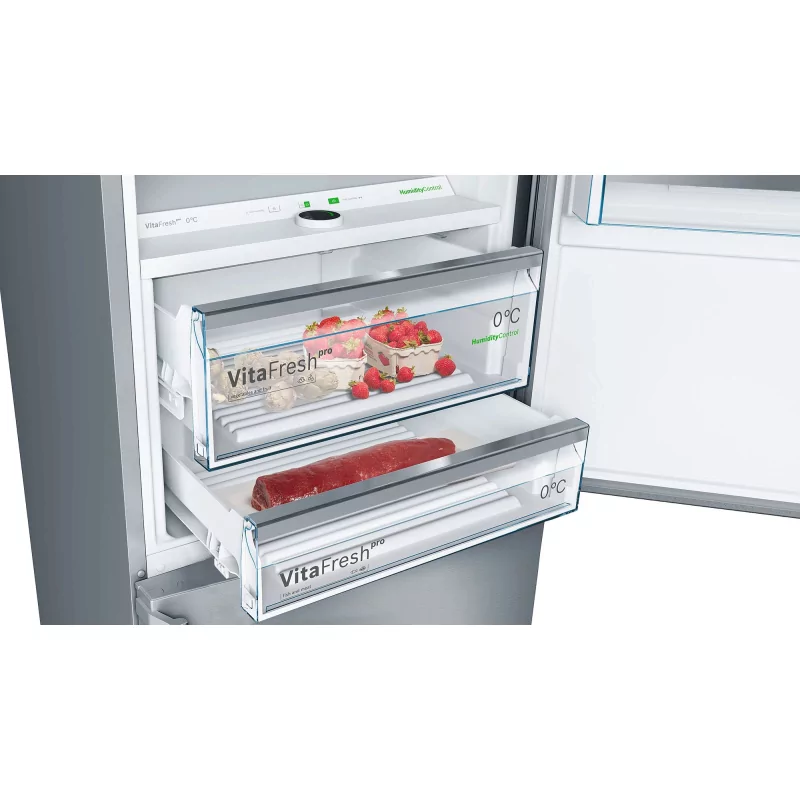 Kontrolsat - Combinado Bosch KGF56PIDP (483L - Classe D - Inox)