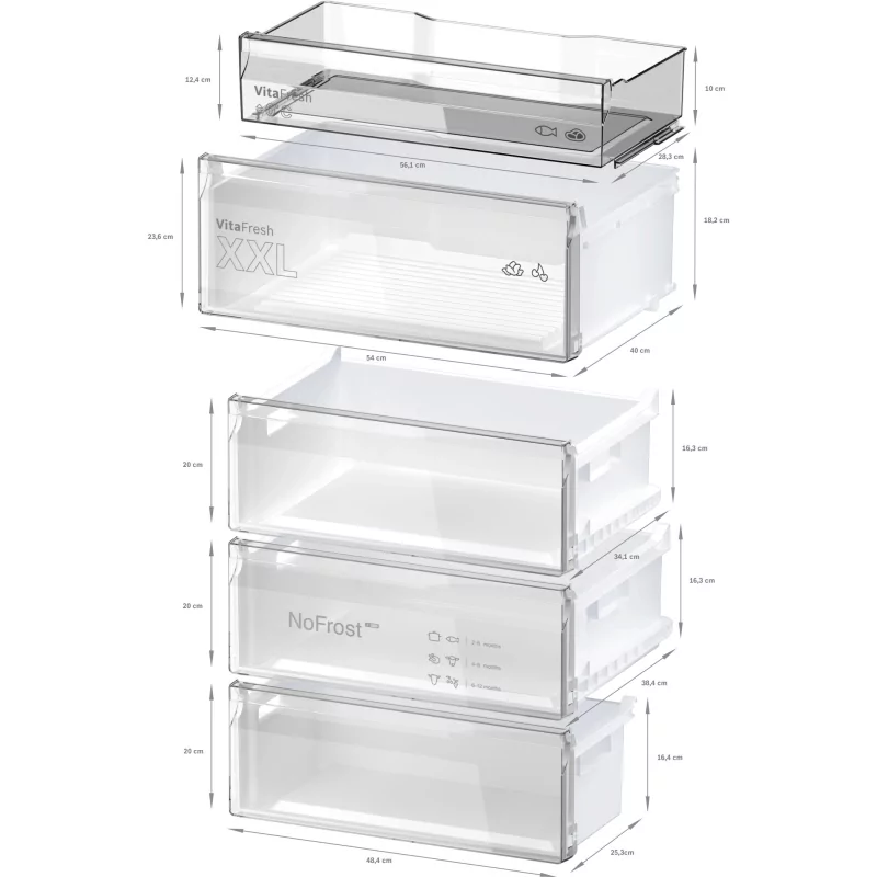 Kontrolsat - Combinado Bosch KGN497LDF (440L - Classe D - Inox)