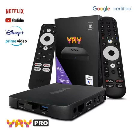 Vu+ YAY Go Pro - Box IPTV - Android TV 4K