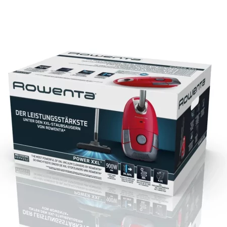 Kontrolsat - Rowenta Power XXL Vacuum Cleaner with Bag - Home Car Kit - (4.5L - 900W - 76dB) - RO3154EA