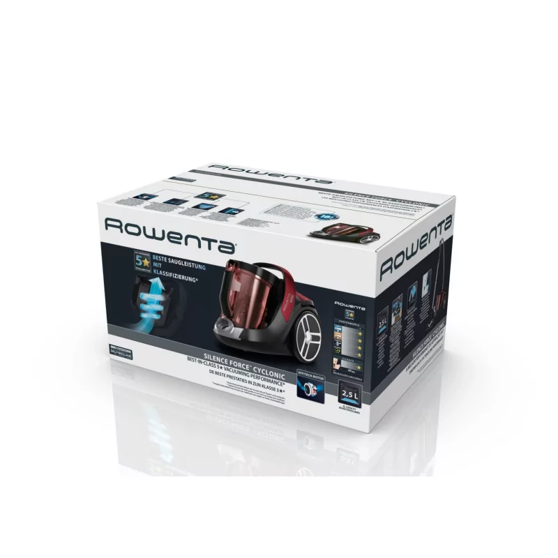 Kontrolsat - Aspirador Rowenta Silence Force - Cyclonic Animal - (Sem Saco - 2.5L - 550W - 67dB) - RO7260EA