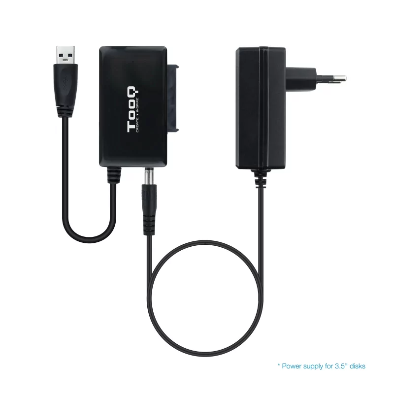 Kontrolsat - TooQ Hard Drive Adapter - USB-C - 2.5" - 3.5" - TQHDA-01A