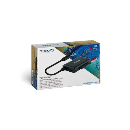 Kontrolsat - TooQ Hard Drive Adapter - USB-C - 2.5" - 3.5" - TQHDA-02C