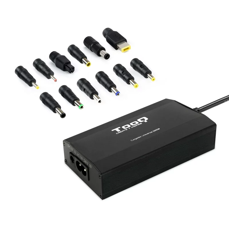 Kontrolsat - Carregador para Portátil TooQ - TQLC-100BS01M Kontrolsat - Carregador para Portátil TooQ - TQLC-100BS01M
