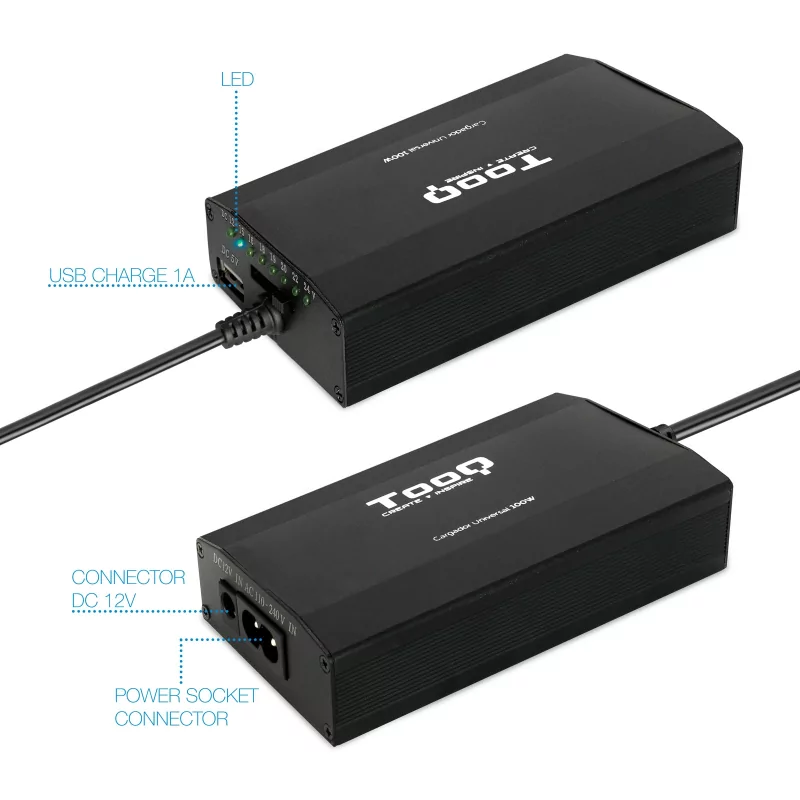 Kontrolsat - TooQ Laptop Charger - TQLC-100BS01M