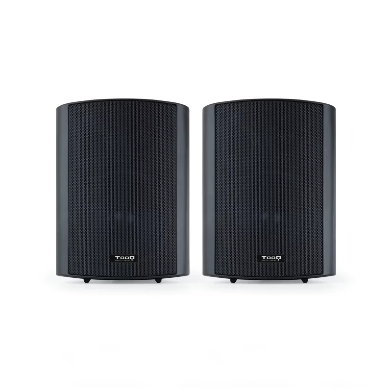 Kontrolsat - TooQ Amplifier Speakers - 2.0 / Wall Mount - 60W - Black - TQOWS-01B