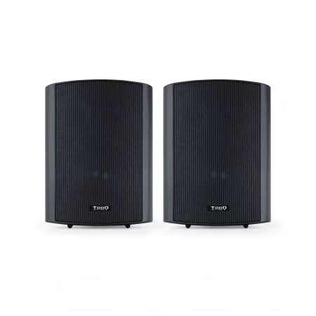 Kontrolsat - TooQ Amplifier Speakers - 2.0 / Wall Mount - 60W - Black - TQOWS-01B