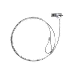 Kontrolsat - Cabo de Segurança Universal TooQ - 1.5M - Branco - TQCLKC0015