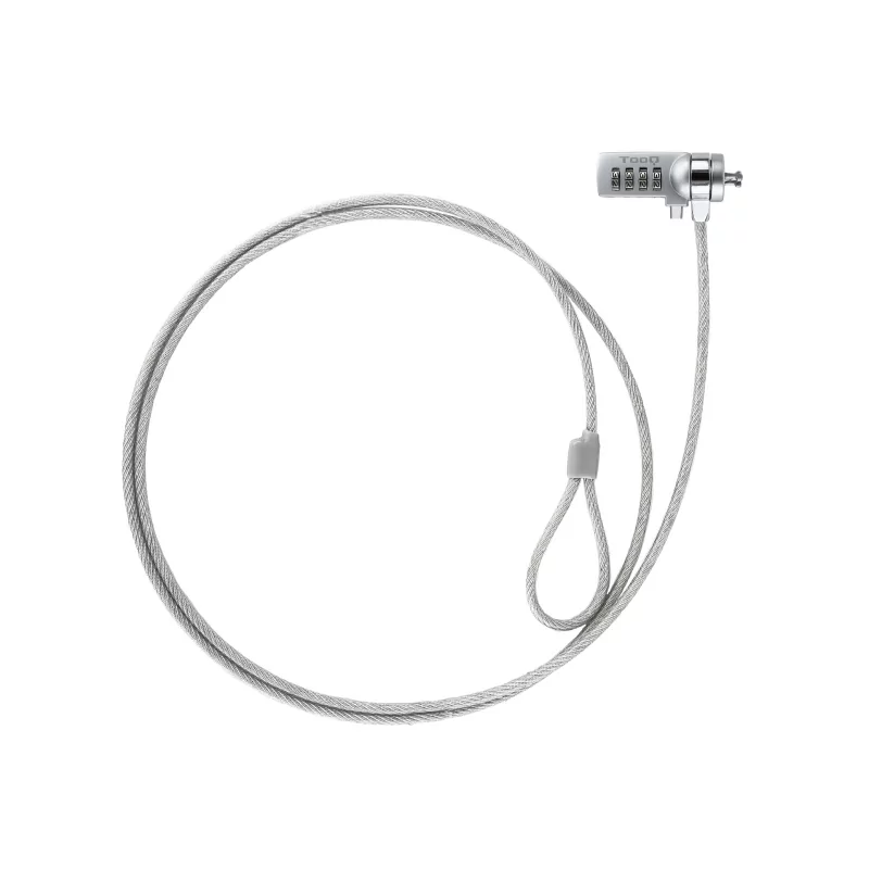 Kontrolsat - TooQ Universal Security Cable - 1.5M - White - TQCLKC0015 Kontrolsat - TooQ Universal Security Cable - 1.5M - White - TQCLKC0015
