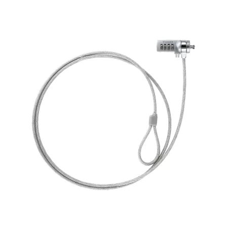 Kontrolsat - TooQ Universal Security Cable - 1.5M - White - TQCLKC0015 Kontrolsat - TooQ Universal Security Cable - 1.5M - White - TQCLKC0015