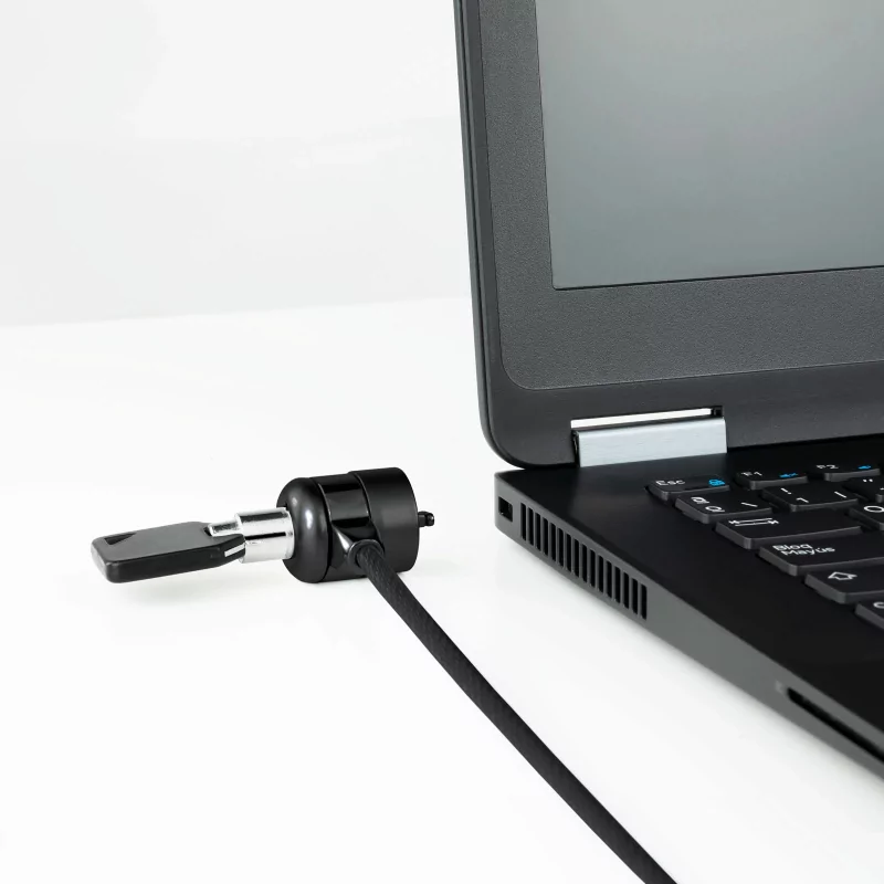 Kontrolsat - TooQ Security Cable with Key - 1.5M - Gray - TQCLKC0025-G