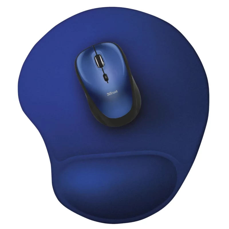 Kontrolsat - Trust Mouse Pad - w/ Wrist Support - Bigfoot - Blue - 20426