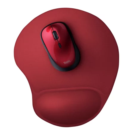 Kontrolsat - Trust Mouse Pad - w/ Wrist Support - Bigfoot - Red - 20429