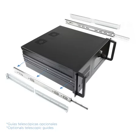 Kontrolsat - Rack TooQ - 19" - S/ Fonte de Alimentação - RACK-406N-USB3