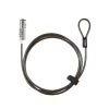 Kontrolsat - TooQ Security Cable - For Laptop - 1.5M - Dark Gray - TQCLKC0035-G