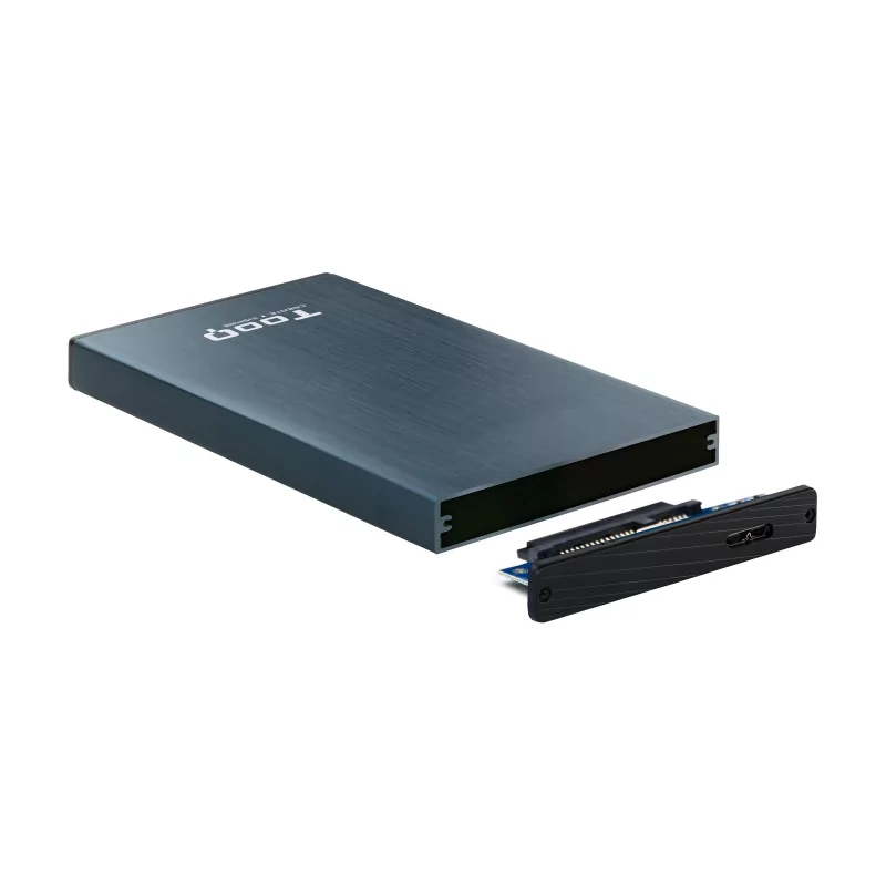 Kontrolsat - TooQ External Box - For Hard Drives - 2.5" - UBS 2.0 - Blue - TQE-2527PB