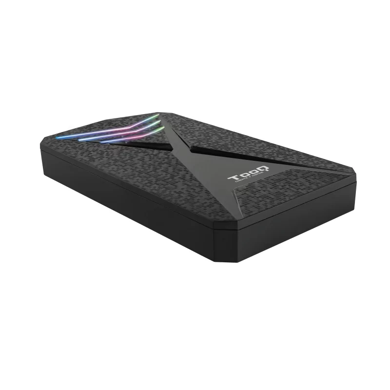 Kontrolsat - External Box 2.5" SATA TooQ - Gaming RGB USB3.1 - TQE-2550