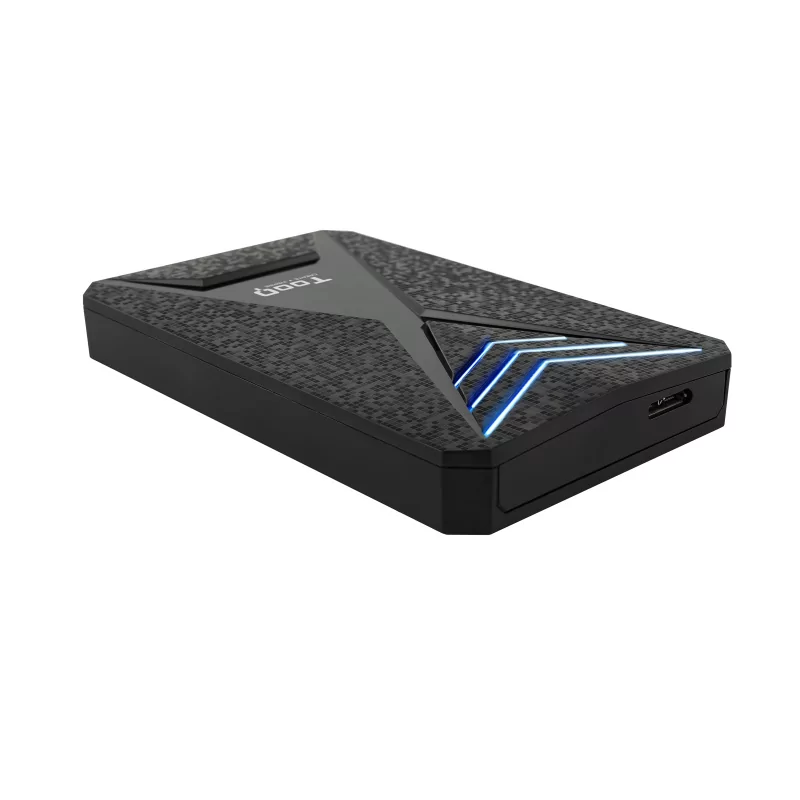 Kontrolsat - Caixa Externa TooQ - 2,5" SATA - Gaming LED Azul - USB3.1 - TQE-2550L