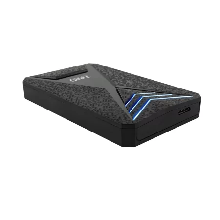 Kontrolsat - TooQ External Box - 2.5" SATA - Gaming Blue LED - USB3.1 - TQE-2550L