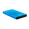 Caixa Externa 2,5" SATA TooQ - Azul Alumínio USB3.1 - TQE-2527BL