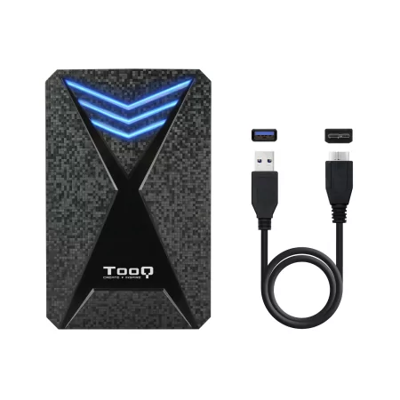 Kontrolsat - TooQ External Box - 2.5" SATA - Gaming Blue LED - USB3.1 - TQE-2550L