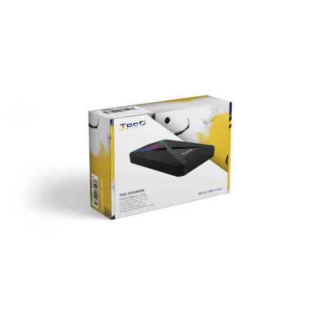Kontrolsat - External Box 2.5" SATA TooQ - Gaming RGB USB3.1 - TQE-2550