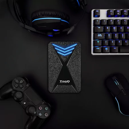 Kontrolsat - Caixa Externa TooQ - 2,5" SATA - Gaming LED Azul - USB3.1 - TQE-2550L Kontrolsat - Caixa Externa TooQ - 2,5" SATA - Gaming LED Azul - USB3.1 - TQE-2550L