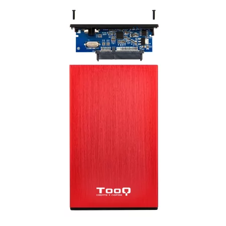 Kontrolsat - TooQ External Box - For 2.5" Discs - HDD/SSD - Red - TQE-2527R Kontrolsat - TooQ External Box - For 2.5" Discs - HDD/SSD - Red - TQE-2527R